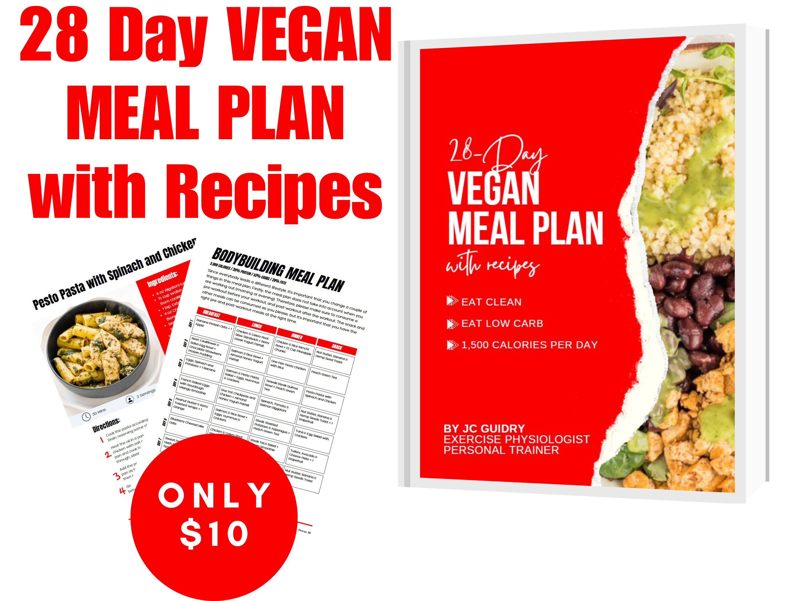 vegan meal plan recipes jc guidry